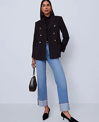 Ann Taylor Petite Fitted Long Double Breasted Blazer sold by Ann Taylor product image thumbnail 3