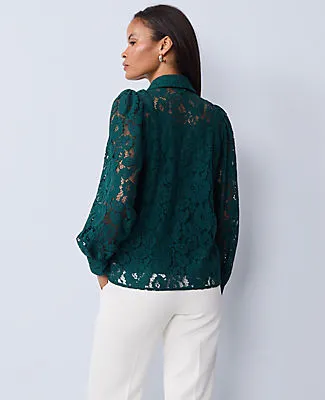 Ann Taylor Petite Lace Blouse sold by Ann Taylor product image thumbnail 2