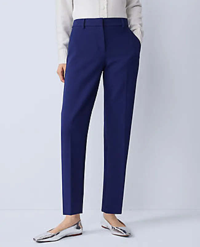 Ann Taylor The Eva Ankle Pant in Doubleweave — Curvy Fit sold by Ann Taylor