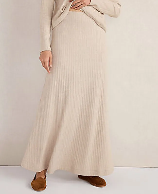Ann Taylor Haven Well Within Lurex Rib Knit Maxi Skirt sold by Ann Taylor