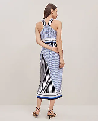 Ann Taylor Striped Halter Midi Dress sold by Ann Taylor product image thumbnail 2