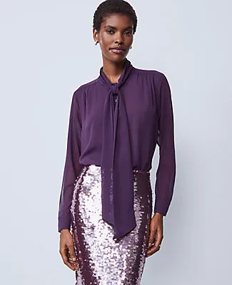 Ann Taylor Bow Blouse sold by Ann Taylor