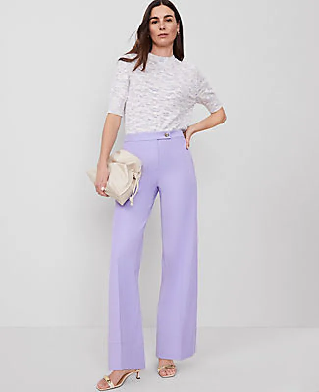Ann Taylor The Petite Modern Wide-Leg Pant sold by Ann Taylor