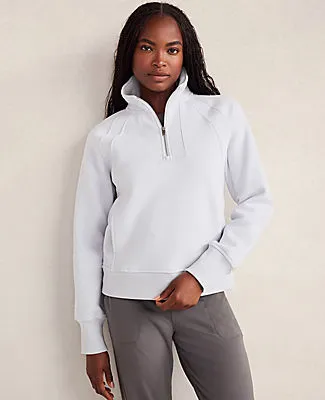 Ann Taylor Haven Well Within Cloud Fleece Half-Zip Pullover sold by Ann Taylor