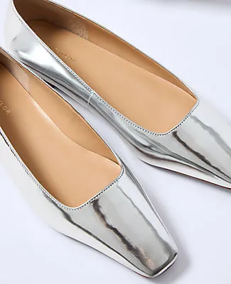 Ann Taylor Metallic Leather Flat sold by Ann Taylor product image thumbnail 2