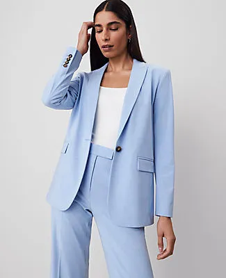 Ann Taylor The Petite Longline Blazer sold by Ann Taylor