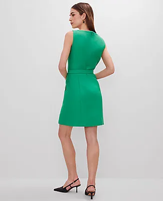 Ann Taylor Square Neck Belted Shift Dress sold by Ann Taylor product image thumbnail 2
