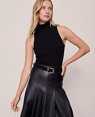 Ann Taylor Ribbed Turtleneck Shell Top sold by Ann Taylor product image thumbnail 2