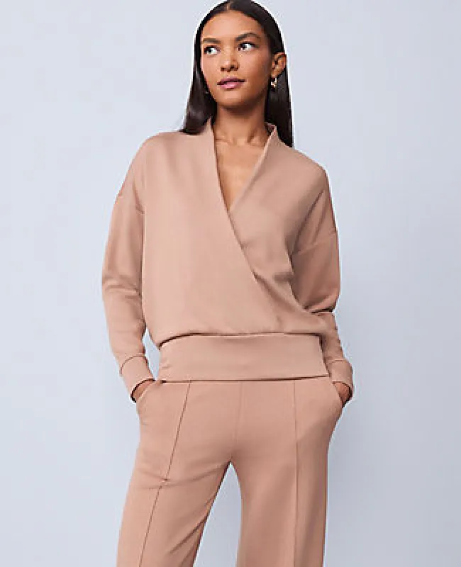 Ann Taylor Weekend Collection Wrap Sweatshirt sold by Ann Taylor