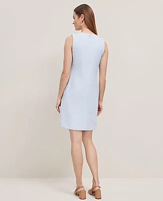 Ann Taylor Petite Tweed Button Pocket Shift Dress sold by Ann Taylor product image thumbnail 2