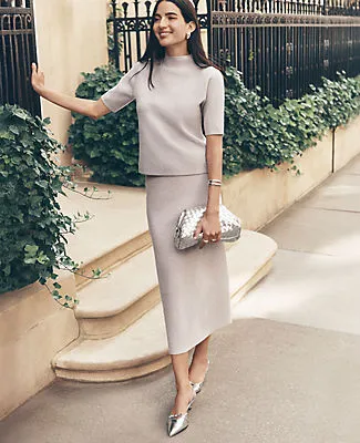 Ann Taylor Embellished Sweater Skirt sold by Ann Taylor