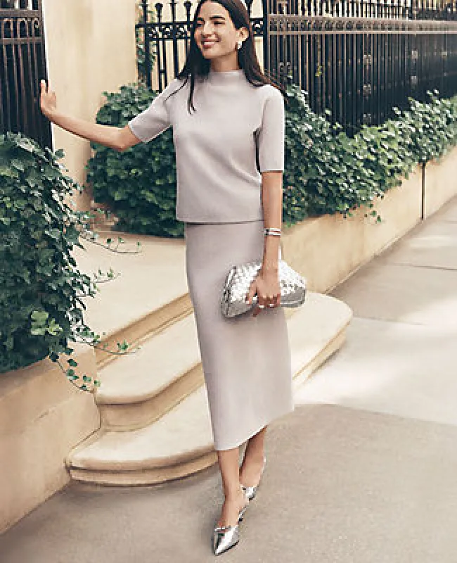 Ann Taylor Petite Embellished Sweater Skirt sold by Ann Taylor