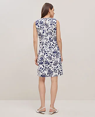 Ann Taylor Floral Linen Blend Shift Dress sold by Ann Taylor product image thumbnail 2