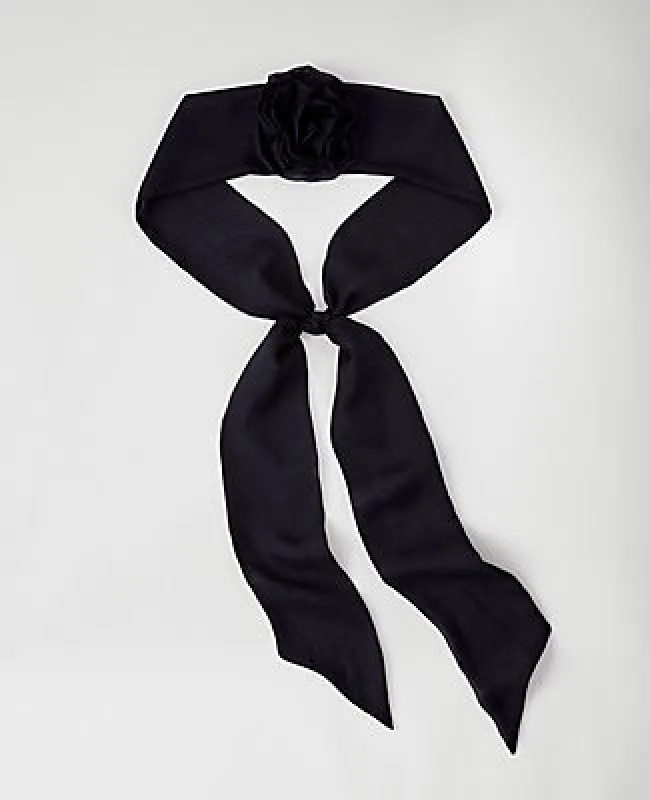 Ann Taylor Rosette Scarf sold by Ann Taylor