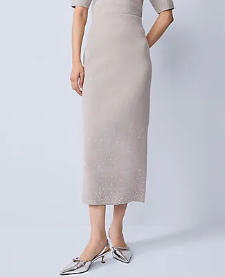 Ann Taylor Petite Embellished Sweater Skirt sold by Ann Taylor product image thumbnail 3