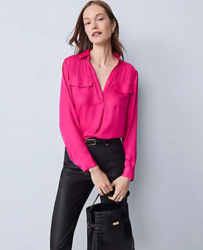 Ann Taylor Soft Drapey Camp Shirt sold by Ann Taylor