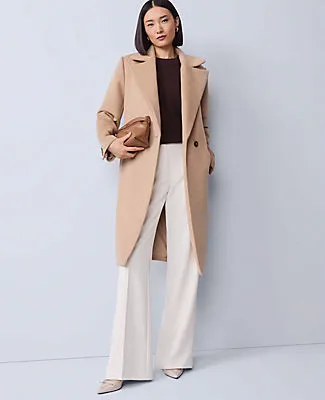 Ann Taylor Petite Double Breasted Long Coat sold by Ann Taylor product image thumbnail 4