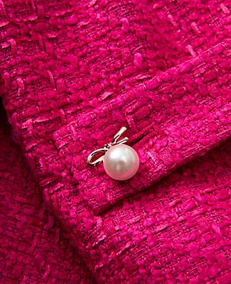 Ann Taylor Petite Tweed Cropped Jacket sold by Ann Taylor product image thumbnail 4