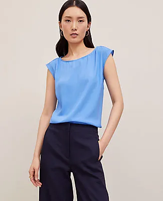 Ann Taylor Sleeveless Crew Neck Top sold by Ann Taylor