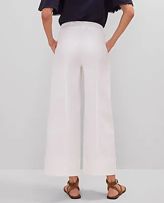 Ann Taylor Petite Weekend Collection Wide-Leg Ankle Pant sold by Ann Taylor product image thumbnail 3