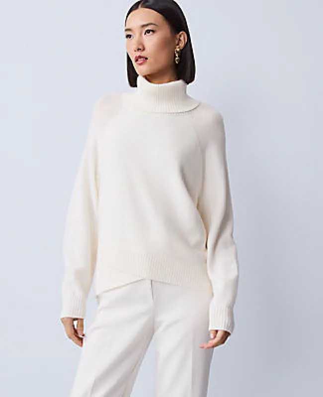 Ann Taylor Crossover Turtleneck Sweater sold by Ann Taylor