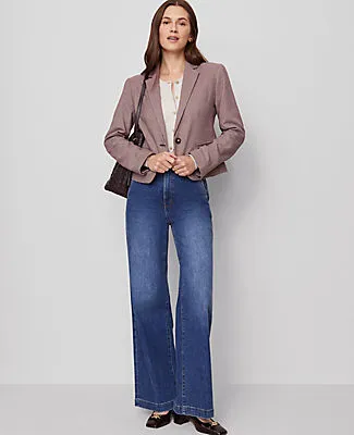 Ann Taylor The Newbury Blazer in Houndstooth sold by Ann Taylor product image thumbnail 3