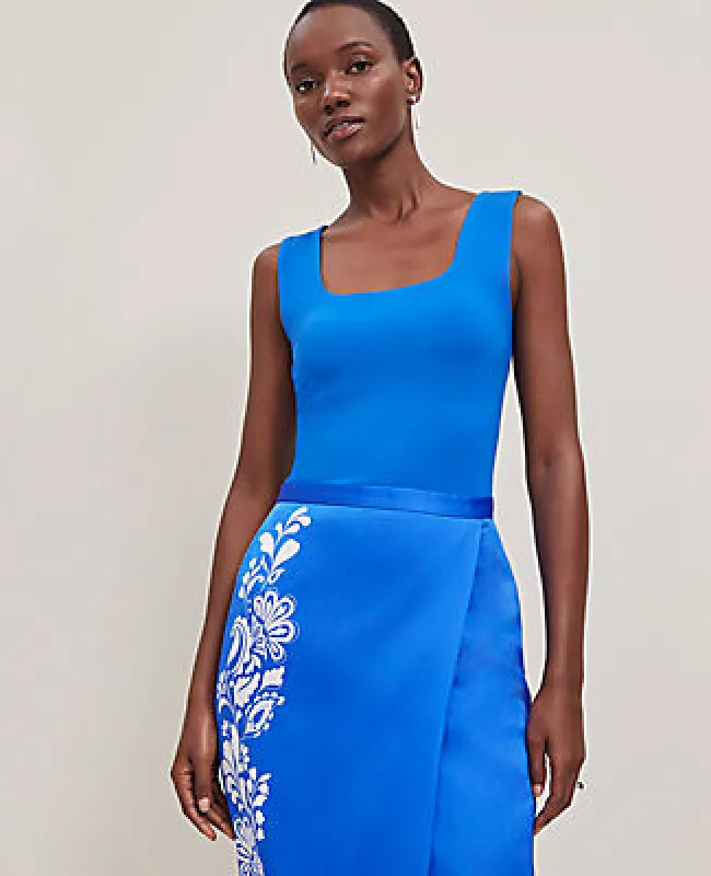 Ann Taylor Square Neck Tank Top sold by Ann Taylor