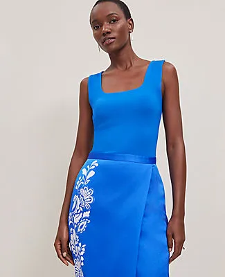 Ann Taylor Square Neck Tank Top sold by Ann Taylor