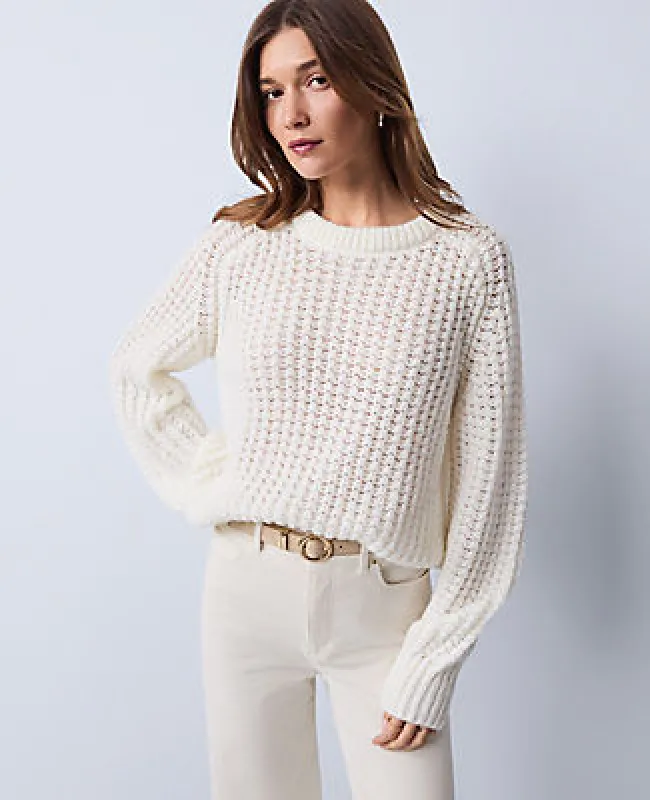 Ann Taylor Weekend Collection Cozy Crew Neck Sweater sold by Ann Taylor