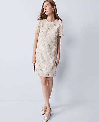 Ann Taylor Tweed Shift Dress sold by Ann Taylor product image thumbnail 3