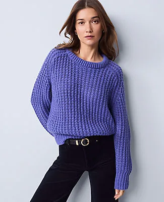 Ann Taylor Weekend Collection Cozy Crew Neck Sweater sold by Ann Taylor