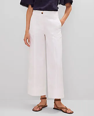 Ann Taylor Weekend Collection Wide-Leg Ankle Pant sold by Ann Taylor product image thumbnail 2