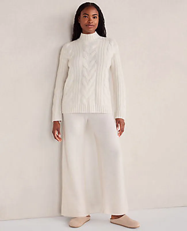 Ann Taylor Haven Well Within Cashmere Mock Neck Sweater sold by Ann Taylor