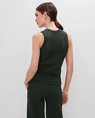 Ann Taylor Petite Open Stitch Sweater Shell Top sold by Ann Taylor product image thumbnail 2