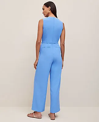 Ann Taylor Petite Belted Crew Neck Jumpsuit sold by Ann Taylor product image thumbnail 2