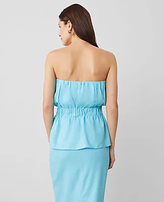 Ann Taylor Linen Blend Strapless Top sold by Ann Taylor product image thumbnail 3