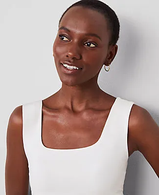 Ann Taylor Petite Square Neck Tank Top sold by Ann Taylor product image thumbnail 4