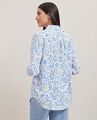 Ann Taylor Floral Camp Shirt sold by Ann Taylor product image thumbnail 2