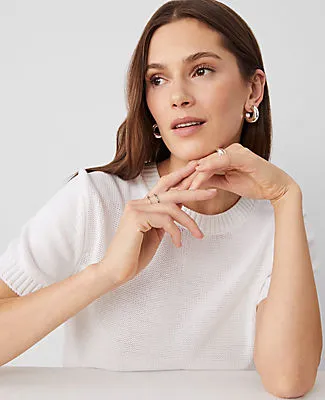 Ann Taylor Modern Sweater Tee sold by Ann Taylor product image thumbnail 3