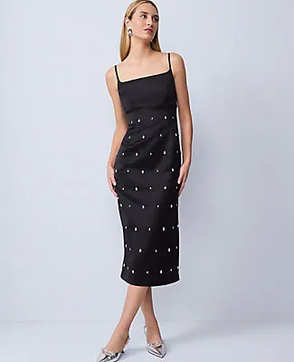 Ann Taylor Petite Satin Sheath Dress sold by Ann Taylor