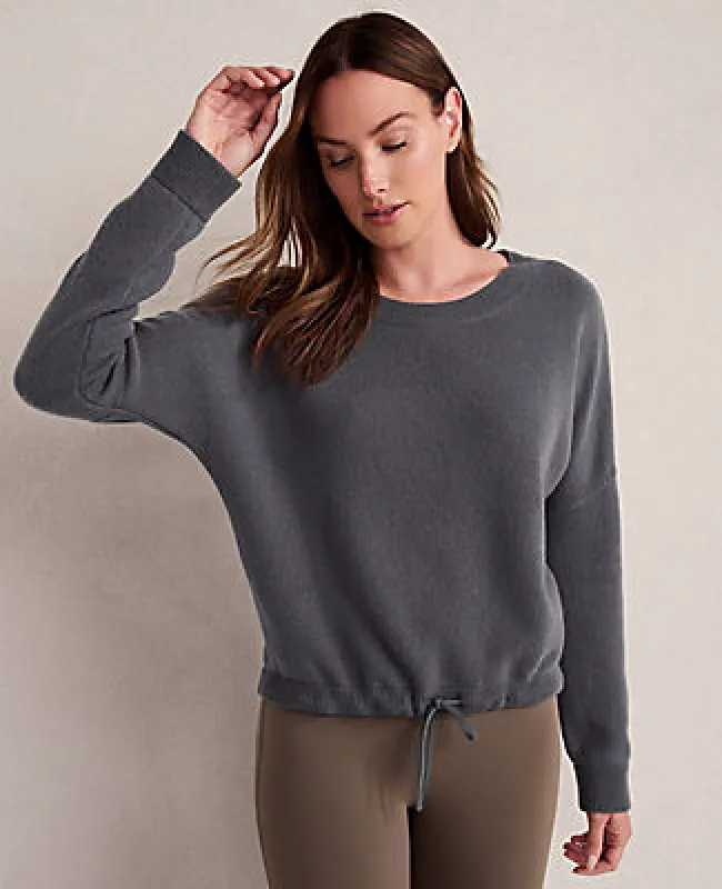 Ann Taylor Haven Well Within Cashmere Tie-Front Crewneck Sweater sold by Ann Taylor