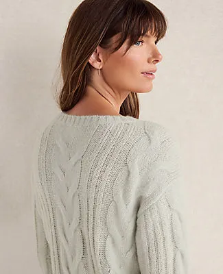 Ann Taylor Haven Well Within Lofty Knit V-Neck Sweater sold by Ann Taylor product image thumbnail 2