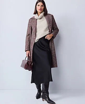 Ann Taylor Petite Satin Bias Midi Slip Skirt sold by Ann Taylor product image thumbnail 4