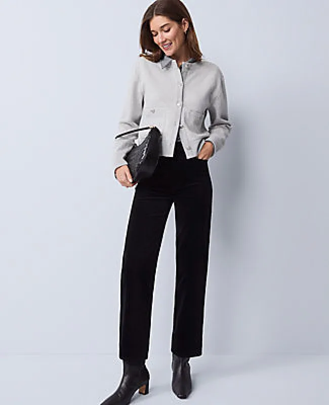 Ann Taylor Petite Weekend Collection Stretch Velvet Pant sold by Ann Taylor