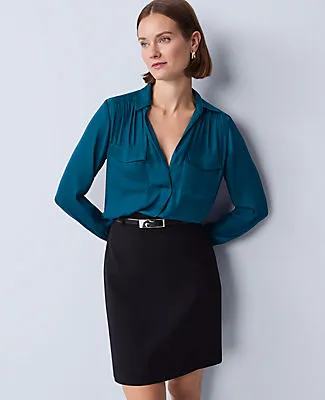 Ann Taylor Soft Drapey Camp Shirt sold by Ann Taylor