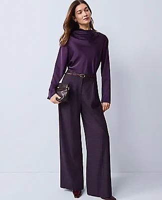 Ann Taylor Petite Asymmetric Satin Top sold by Ann Taylor product image thumbnail 3