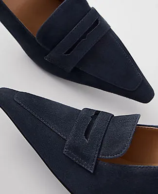 Ann Taylor Suede Nip Toe Penny Pump sold by Ann Taylor product image thumbnail 2