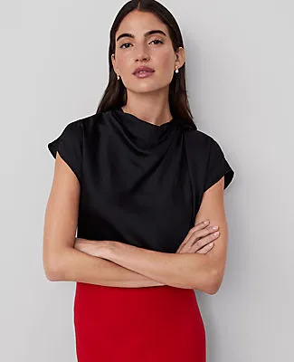 Ann Taylor Cowl Neck Popover Top sold by Ann Taylor