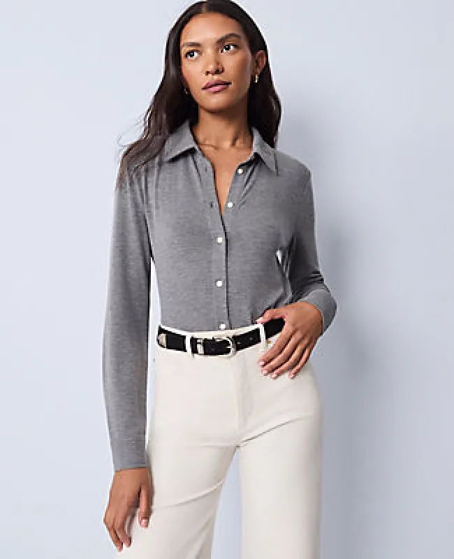 Ann Taylor Petite Weekend Collection Button Down Shirt sold by Ann Taylor