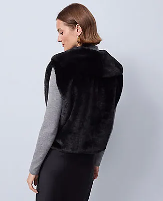 Ann Taylor Faux Fur Vest sold by Ann Taylor product image thumbnail 2